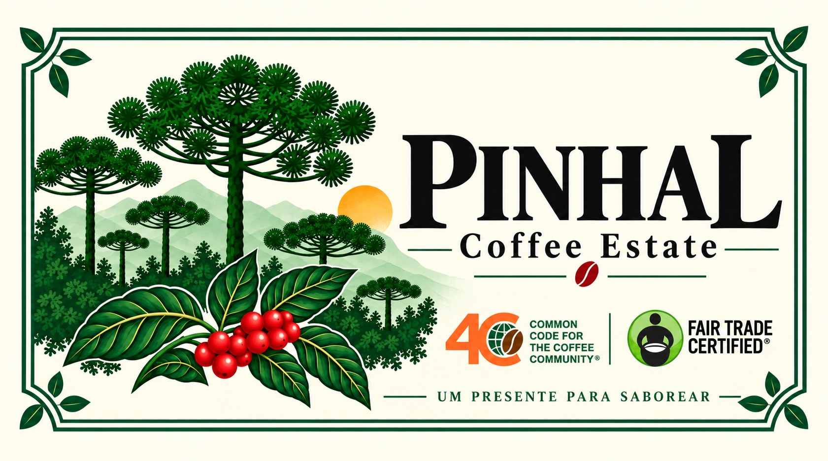 Cartão Pinhal Coffee Estate